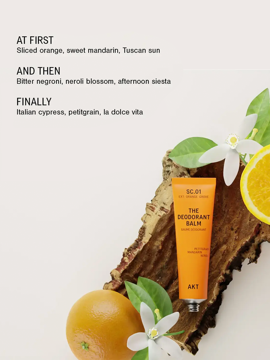 The Deodorant Balm SC.01 Orange Grove - Aluminum-Free, Vegan
