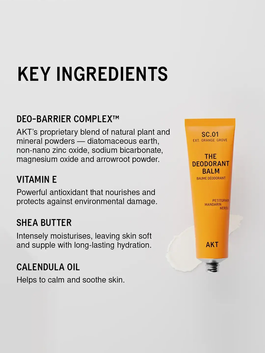 The Deodorant Balm SC.01 Orange Grove - Aluminum-Free, Vegan