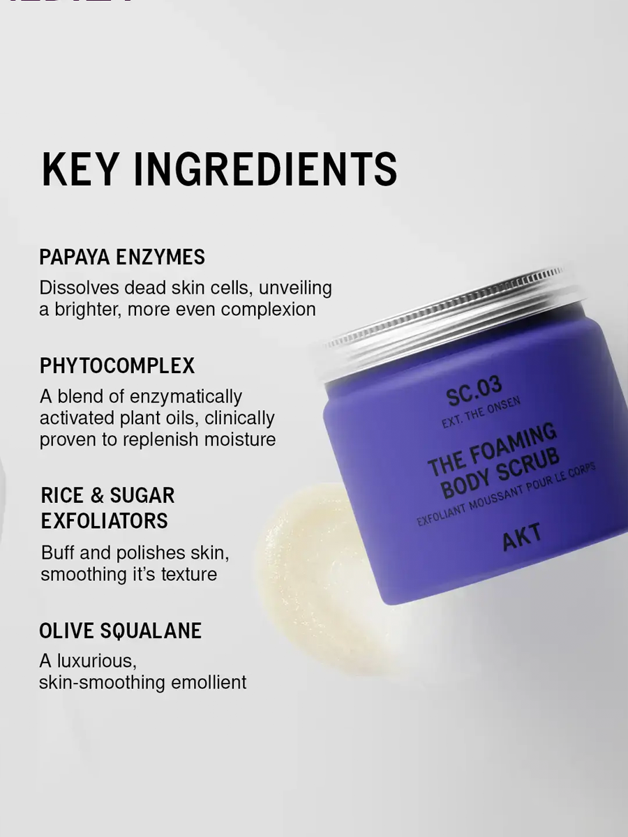 Foaming Body Scrub SC.03 The Onsen