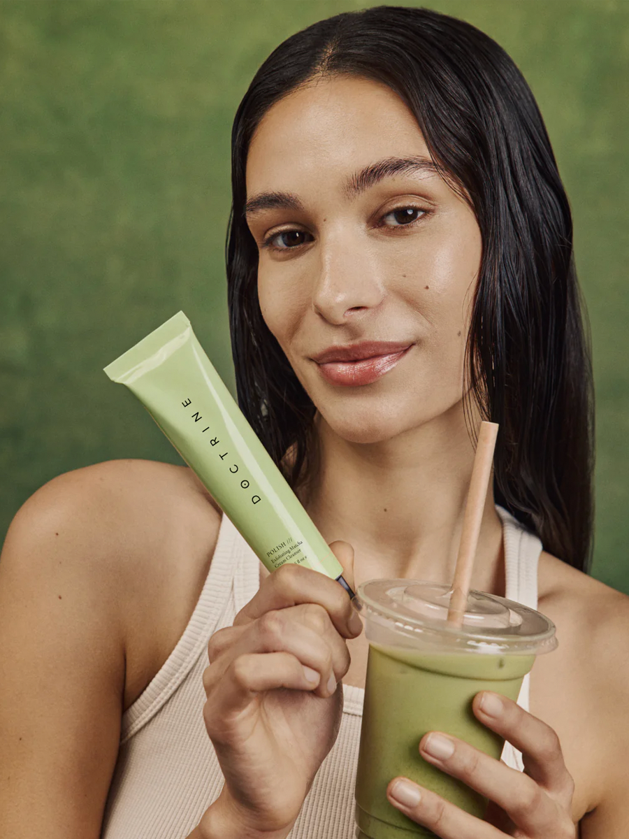 Polish Exfoliating Matcha Cream Cleanser