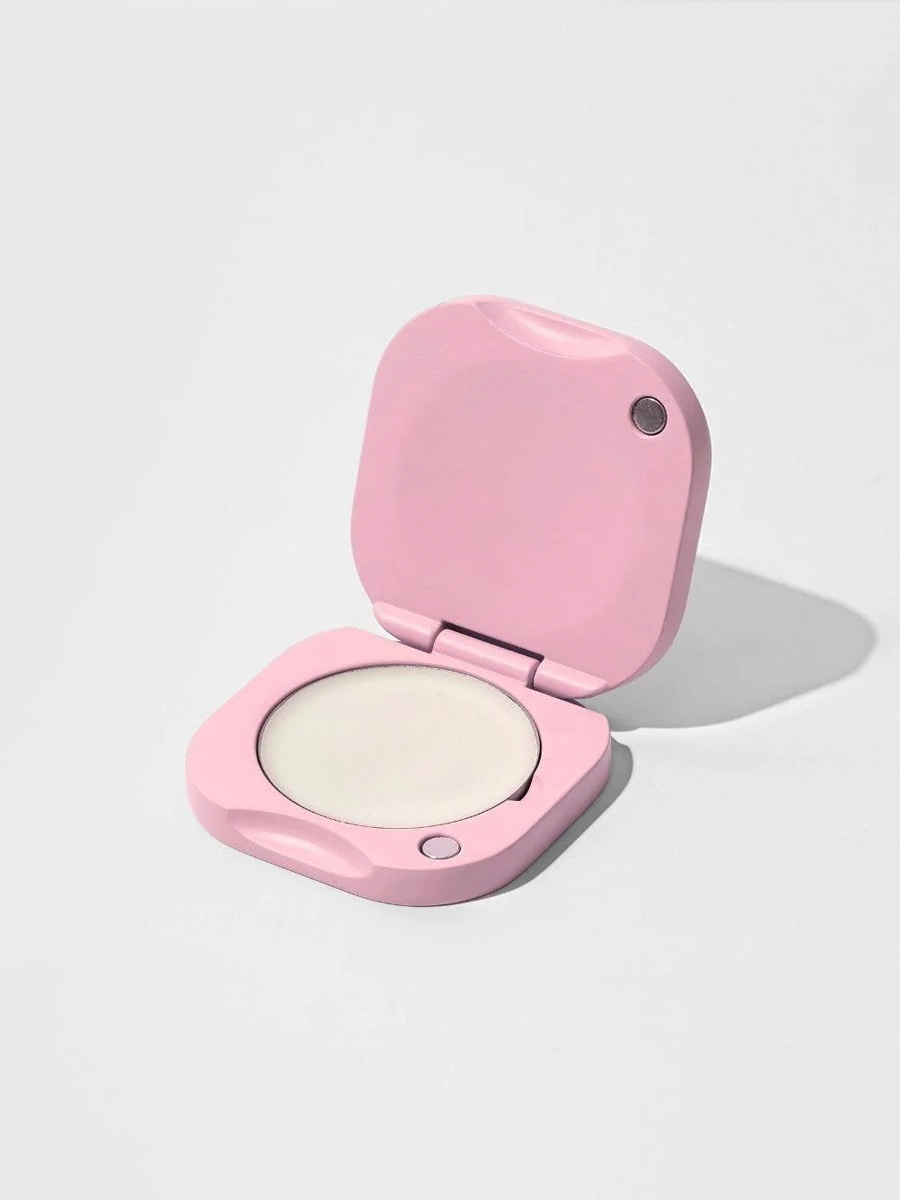Refillable Vessel Pink Suede