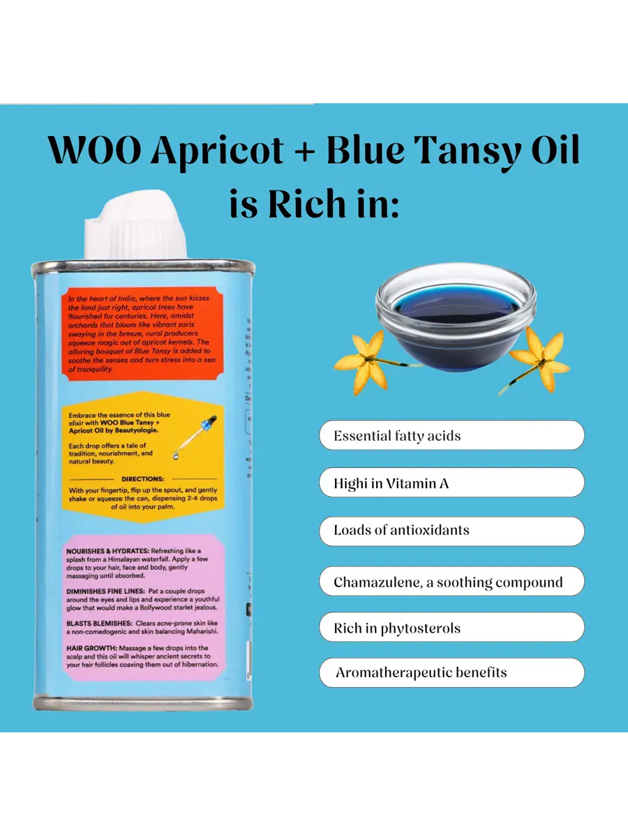 Organic Blue Tansy & Apricot Oil